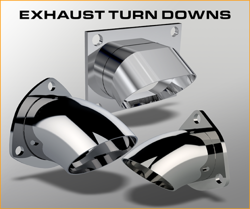 4) Exhaust Turn Downs