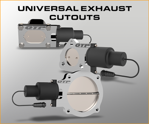1) Electric Exhaust Cutouts - Universal Fit