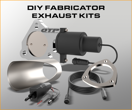 Universal Fit - DIY Fabricator Electric Exhaust Cutout Kits