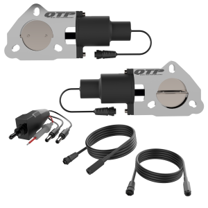 Quick Time Performance - Dual 2.25 Inch QTP Electric Cutout Valves