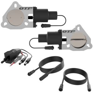 Quick Time Performance - Dual 3.00 Inch QTP Electric Cutout Valves