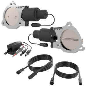 Quick Time Performance - Dual 3.50 Inch QTP Electric Cutout Valves