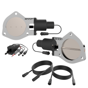 Quick Time Performance - Dual 4.00 Inch QTP Electric Cutout Valves