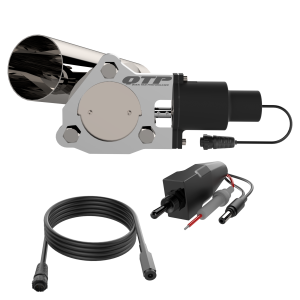 3.00 Inch QTP Electric Exhaust Cutout Combo Kit