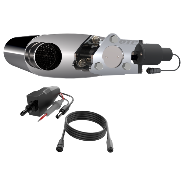 2.50 Inch QTP Reverse Screamer Muffler Short Case
