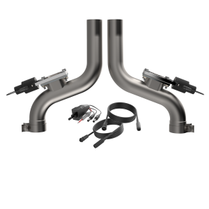 Quick Time Performance - 2015-2021 Dodge Challenger,Charger & Chrysler 300C 6.2,6.4L QTP Aggressor Cutout Pipes - Image 2