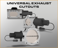 Electric Exhaust Cutouts - Universal Fit